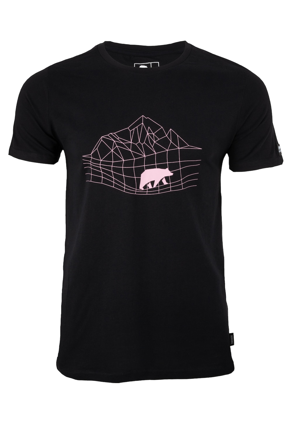 T-Shirt mit Polygonraster