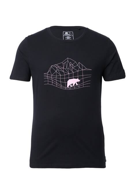T-Shirt mit Polygonraster