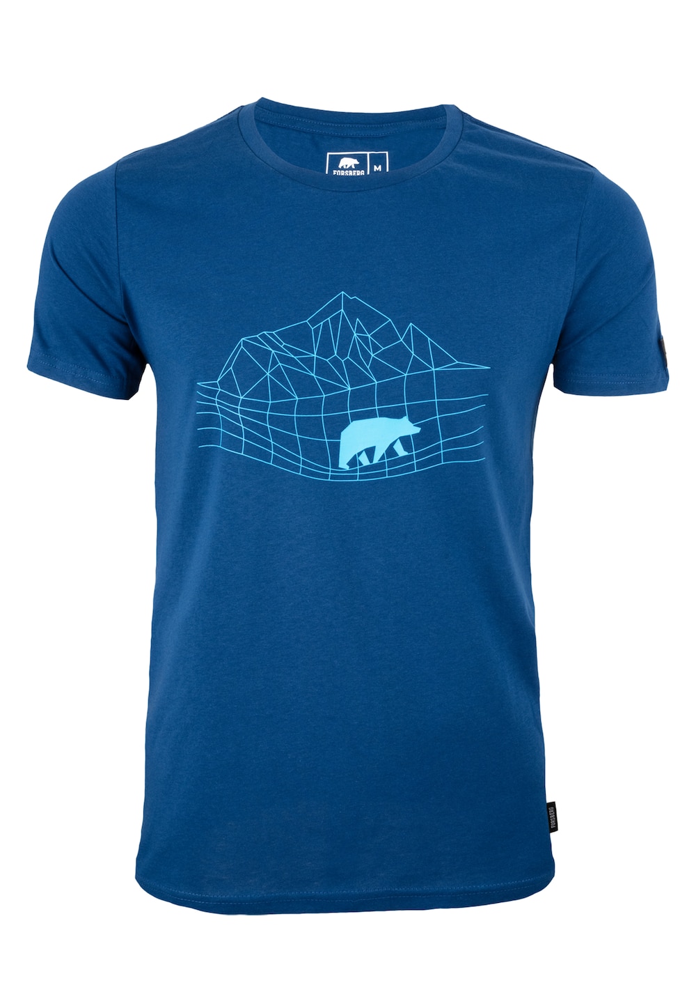 T-Shirt mit Polygonraster