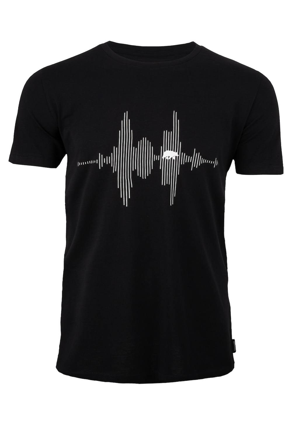 T-Shirt mit Audiowelle