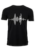 T-Shirt mit Audiowelle