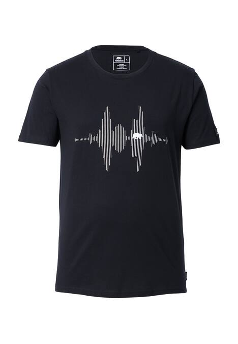 T-Shirt mit Audiowelle