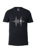 T-Shirt mit Audiowelle