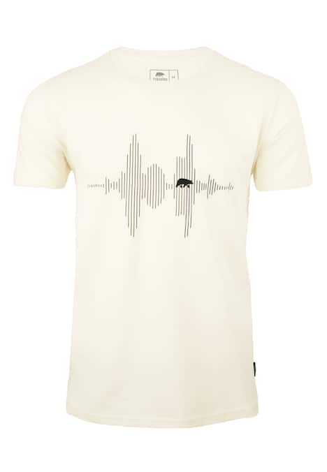 T-Shirt mit Audiowelle