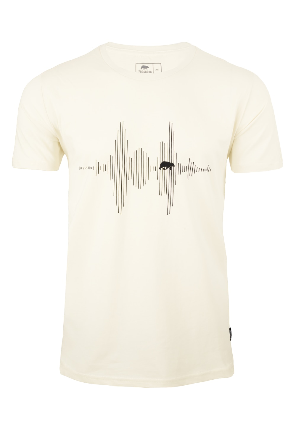 T-Shirt mit Audiowelle