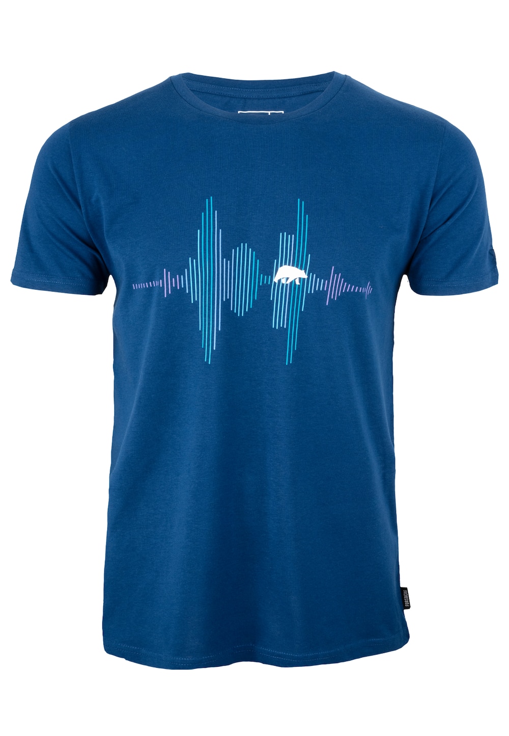 T-Shirt mit Audiowelle
