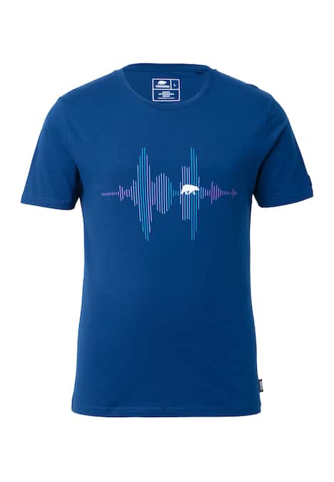 T-Shirt mit Audiowelle