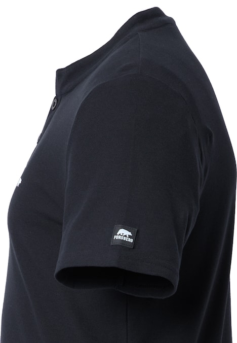 Poloshirt mit Stehkragen