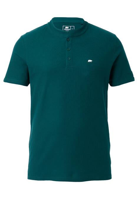 Poloshirt mit Stehkragen