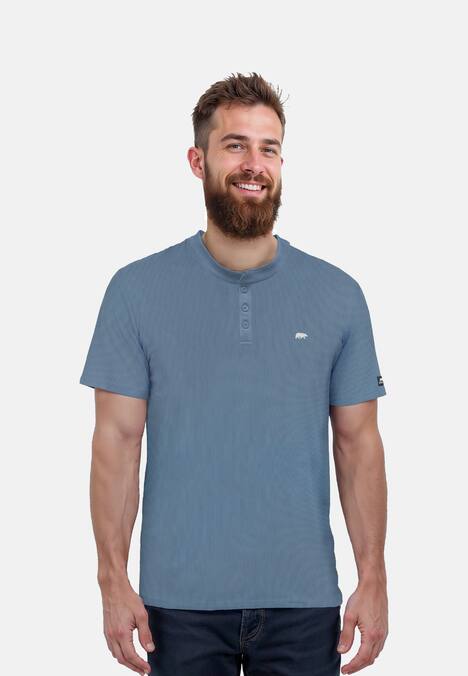 Poloshirt mit Stehkragen