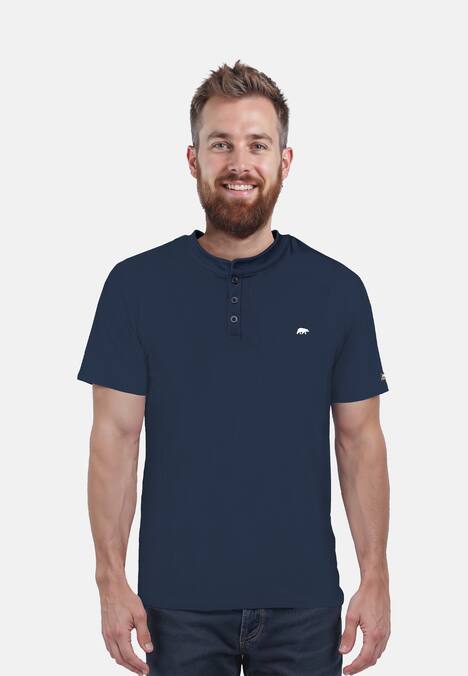 Poloshirt mit Stehkragen