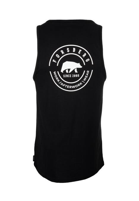 Tanktop mit Logo auf Brust und Rücken
