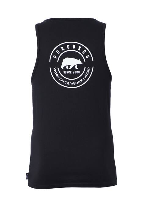 Tanktop mit Logo auf Brust und Rücken