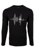 Longsleeve mit Audiowelle