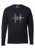Longsleeve mit Audiowelle