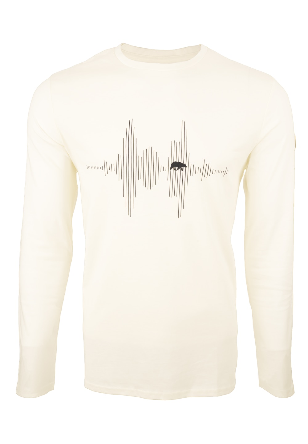 Longsleeve mit Audiowelle