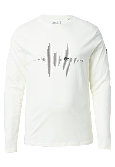 Longsleeve mit Audiowelle