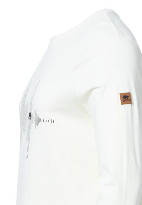Longsleeve mit Audiowelle