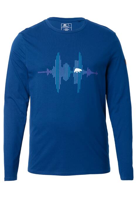 Longsleeve mit Audiowelle