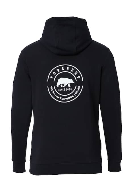 Hoodie mit Logo auf Brut und Rücken