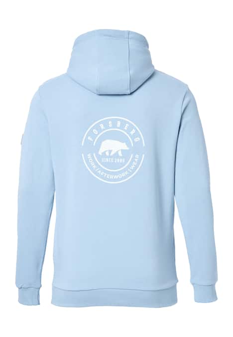 Hoodie mit Logo auf Brut und Rücken