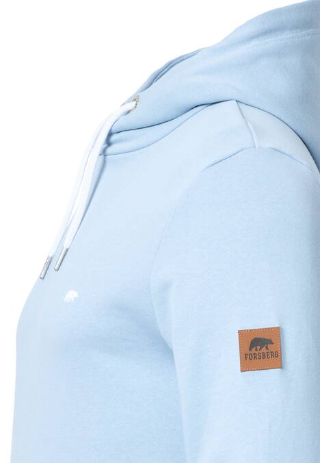 Hoodie mit Logo auf Brut und Rücken