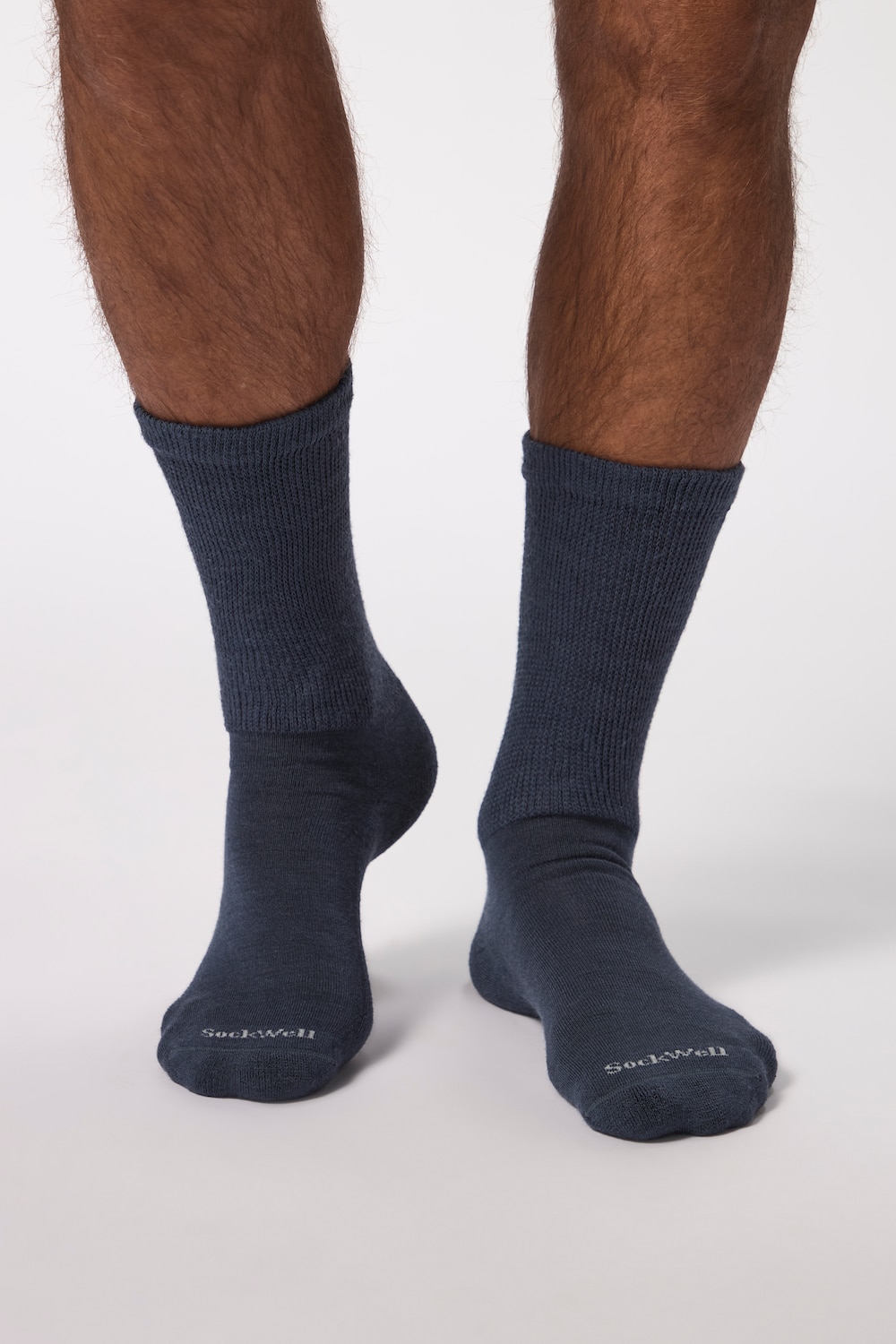 Große Größen Herren Diabetikersocken, Herren, blau, Größe: 43-46, Wolle/Synthetische Fasern/Sonstige, JP1880