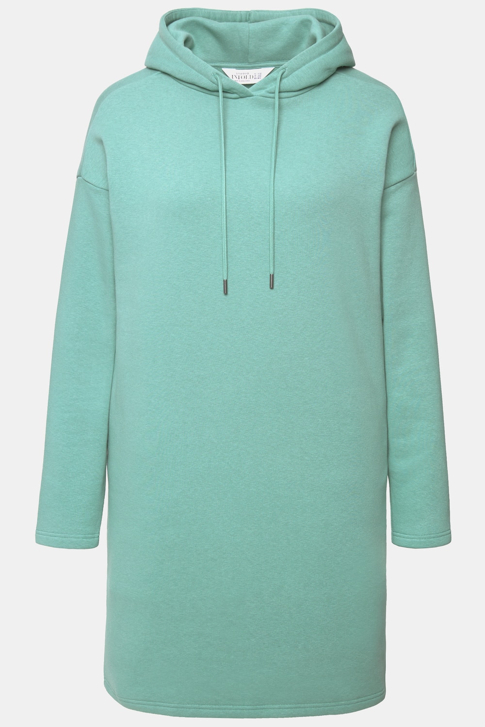 Stora storlekar Mjukisklänning, Dam, turkos, storlek: 46/48, Bomull/Polyester, Studio Untold