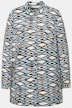 Overhemdblouse, boxy fit, grafische print, lange mouwen