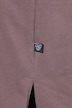 Chemise de nuit à col rond et manches 3/4, broderie ajourée et pli décoratif