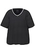 Pyjama-Shirts, 2er-Pack, Punkte/uni, Halbarm