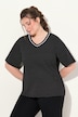 Pyjama-Shirts, 2er-Pack, Punkte/uni, Halbarm