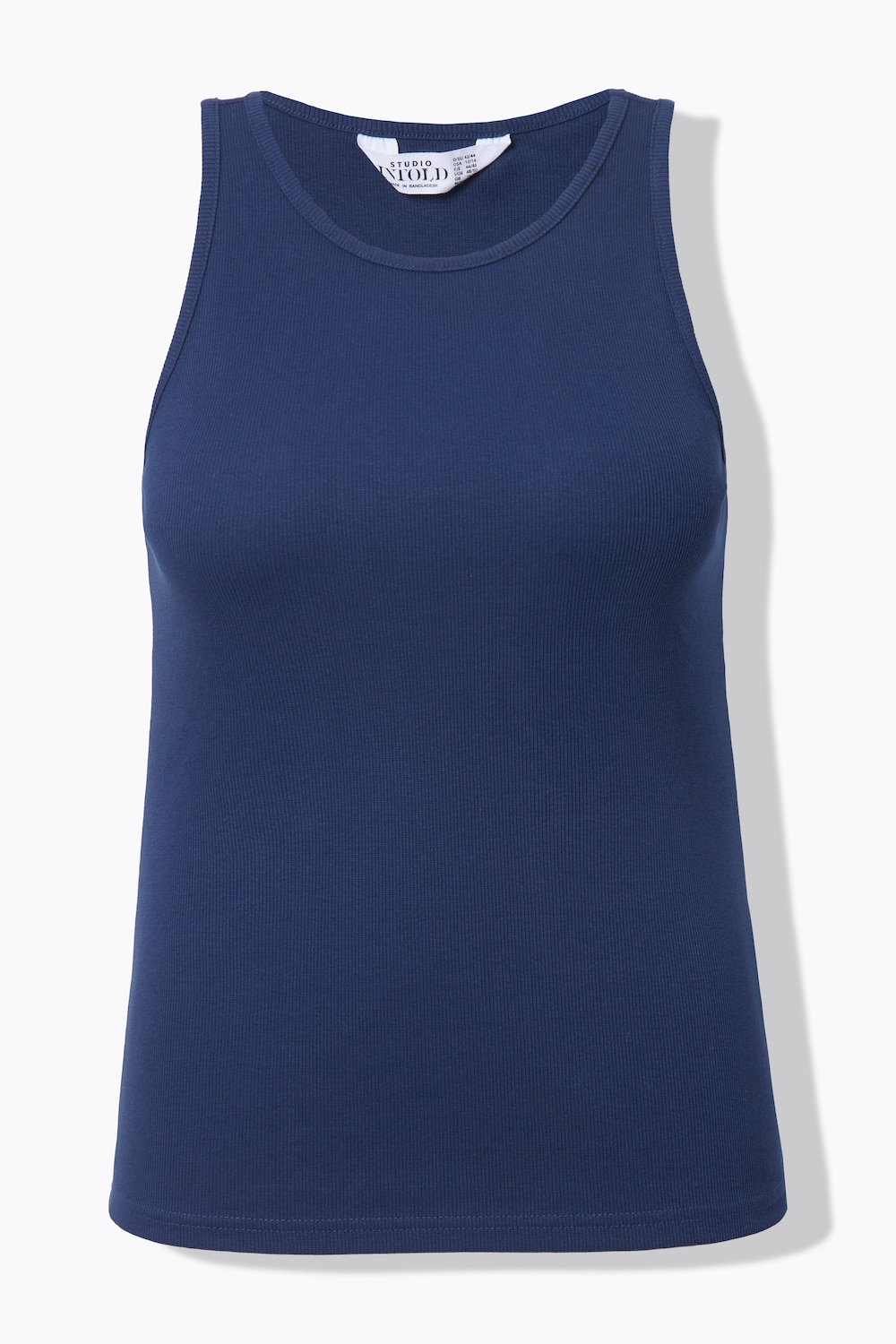 Große Größen Tanktop, Damen, blau, Größe: 42/44, Baumwolle, Studio Untold