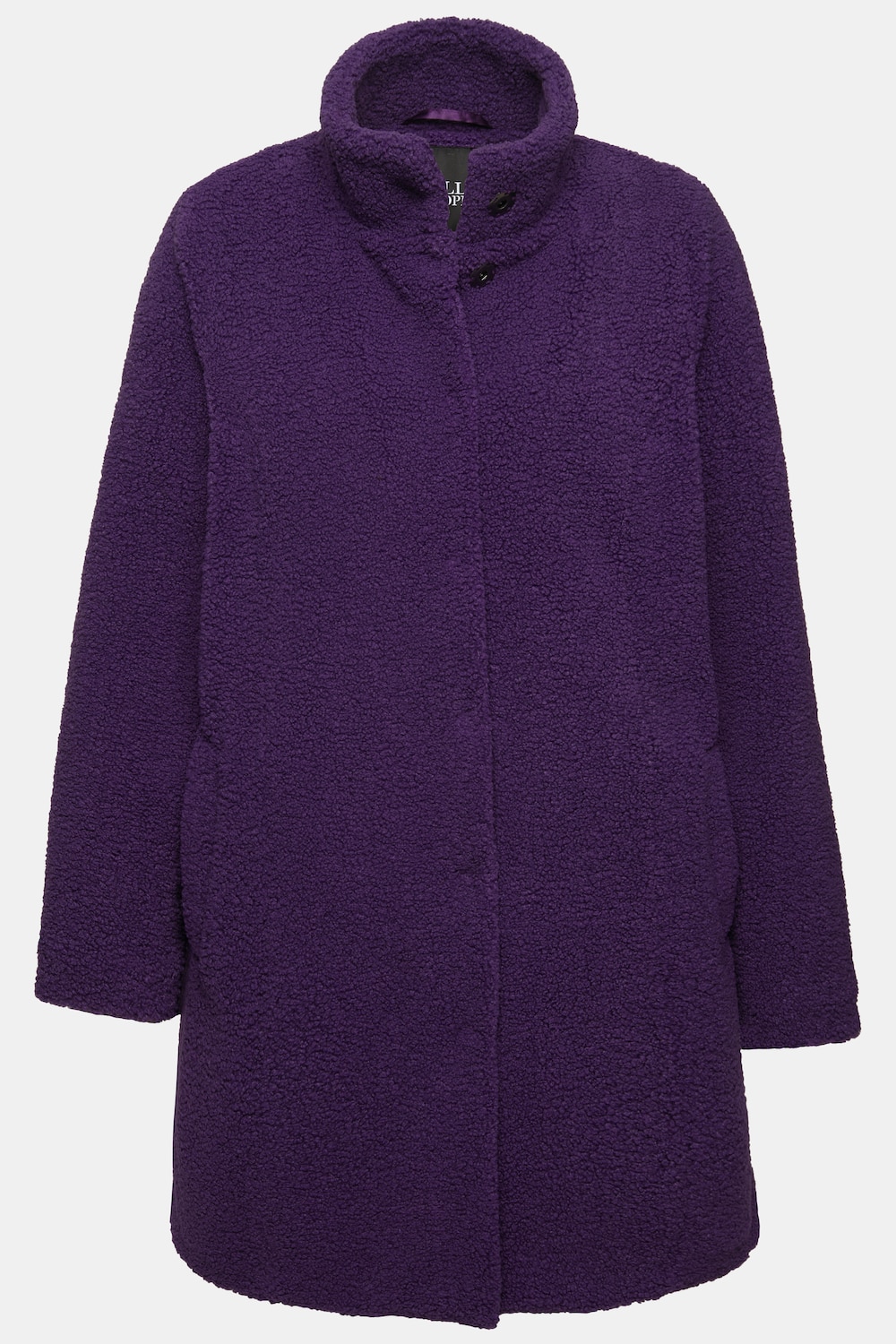 Stora storlekar Teddykappa, Dam, lila, storlek: 46/48, Polyester, Ulla Popken