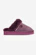Rohde Hausschuhe, Veloursleder, Lammfellfutter, Weite G