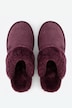 Rohde Hausschuhe, Veloursleder, Lammfellfutter, Weite G