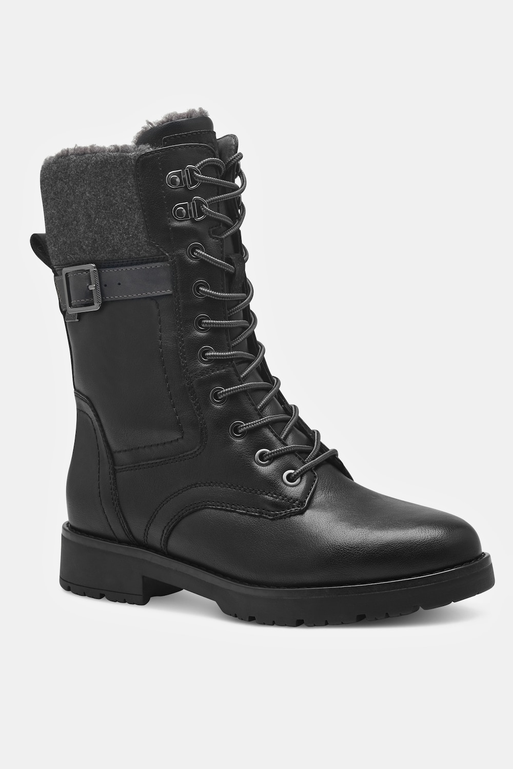 Stiefeletten, Damen, schwarz, Größe: 37, Synthetische Fasern/Polyester, Ulla Popken