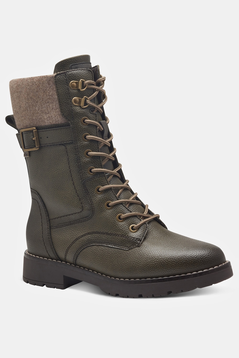 Stiefeletten, Damen, braun, Größe: 37, Synthetische Fasern/Polyester, Ulla Popken