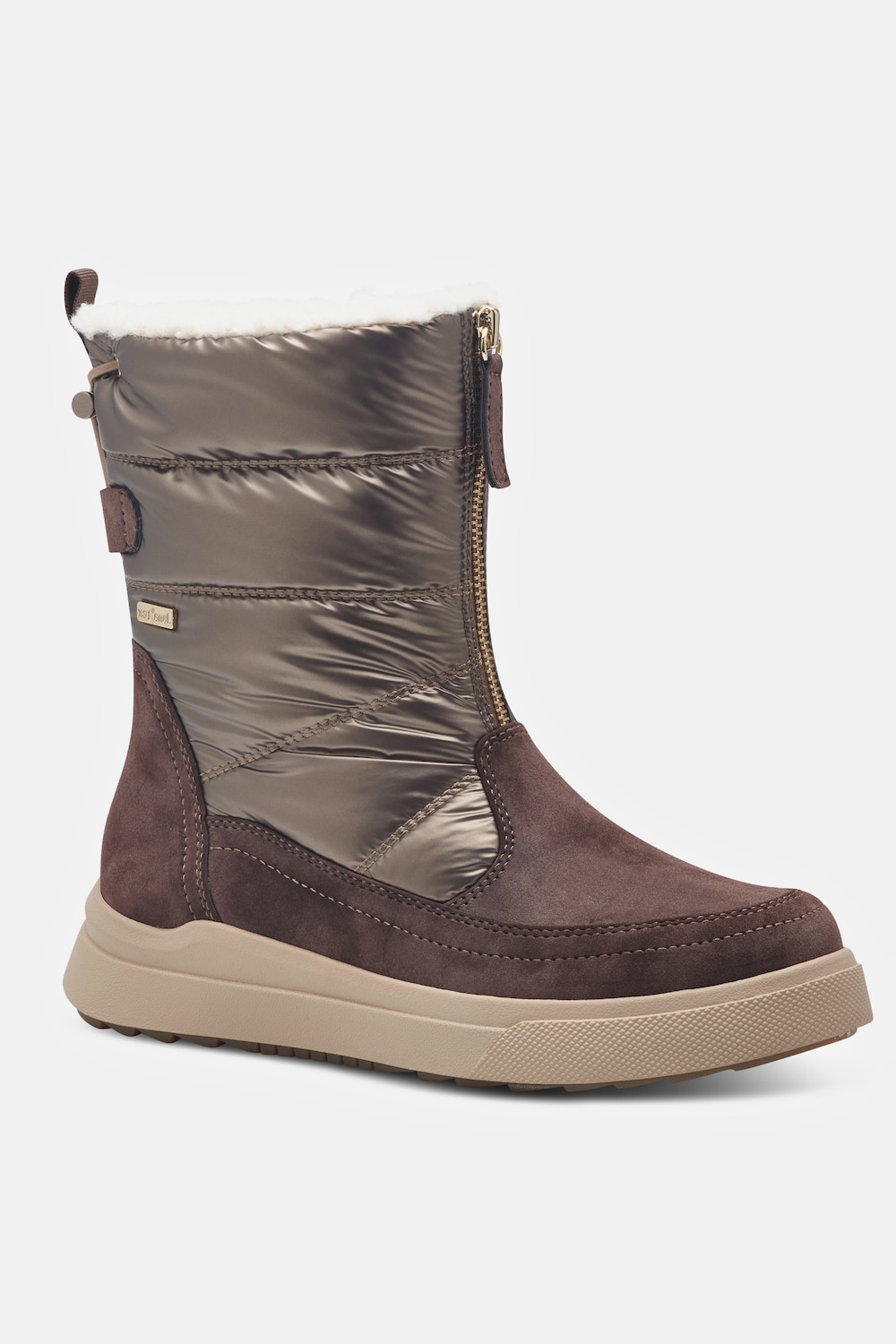 Boots, Damen, braun, Größe: 37, Synthetische Fasern/Polyester, Ulla Popken