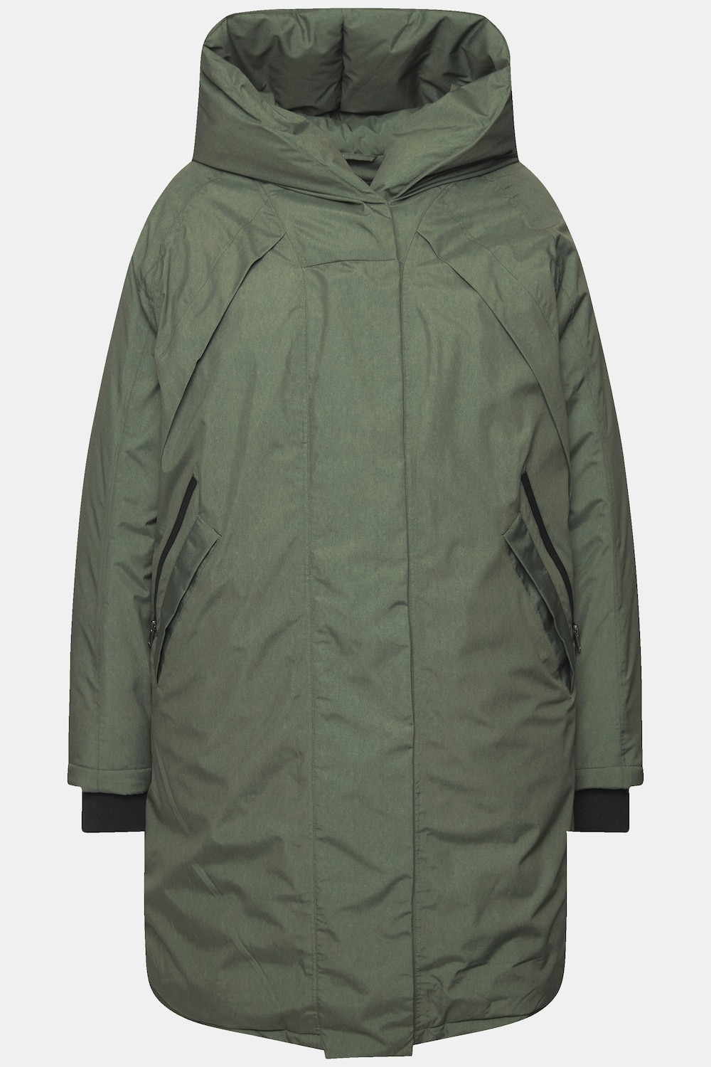 Stora storlekar HYPRAR funktionskappa, Dam, grön, storlek: 58/60, Polyester/Syntetfibrer, Ulla Popken