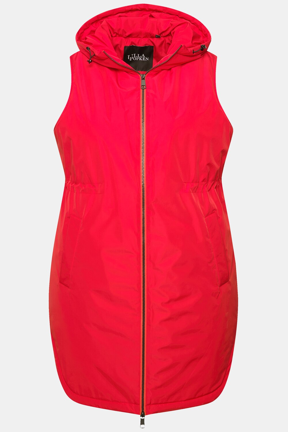 Stora storlekar Vändbar quiltad väst, Dam, röd, storlek: 42/44, Polyester, Ulla Popken