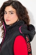 Steppweste, Stehkragen, Kapuze abnehmbar, 2-Wege-Zipper