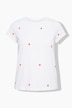 T-shirt, ronde hals, hartjes