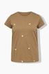 T-shirt, ronde hals, hartjes