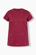T-shirt, ronde hals, hartjes