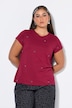 T-shirt, ronde hals, hartjes