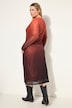 Maxikjole, Mesh, Slim shape, drapering