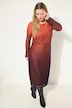 Maxikjole, Mesh, Slim shape, drapering