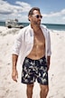 Short de bain JAY-PI collection Beachwear, taille élastique et imprimé all-over - jusqu'au 8 XL