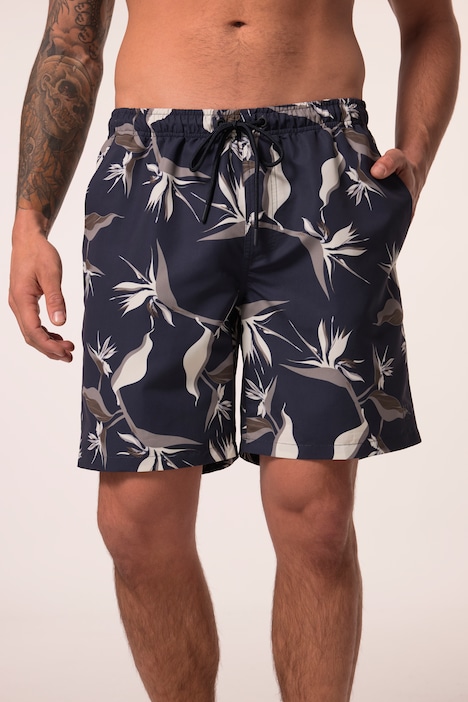 JAY-PI swimming trunks, beachwear, all-over print, elasticated waistband, up to 8 XL